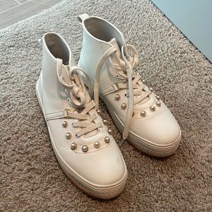 White Pearl high top